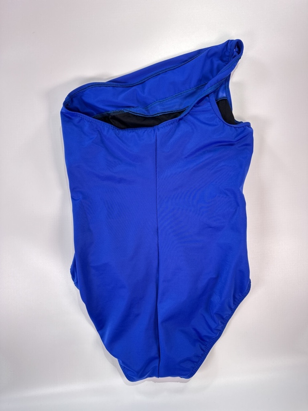 Miraclesuit Womens One Shoulder Swimsuit Blue Ruched Slimming Medium - Picture 4 of 12